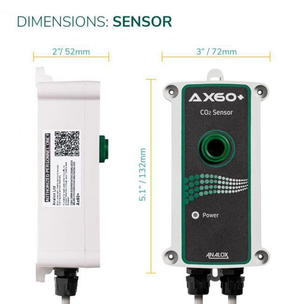 Analox AX60SAQYA Quick Connect AX60 CO2 Sensor