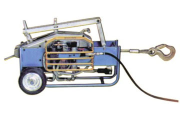 Tractel Tirfor TU-A Pneumatic Wire Rope Winch