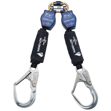 Picture of Nano-Lok Twin Leg Quick Connect Self Retracting Lifeline For Hot Work Use 2m