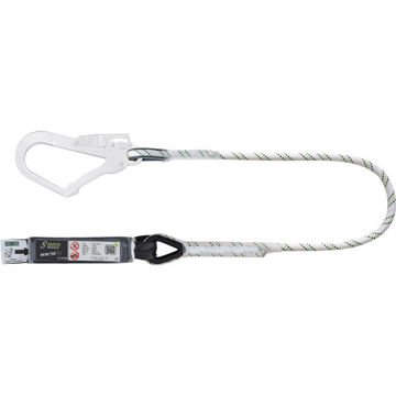 Picture of Kratos FA3050215 1.5m Energy Absorbing Kernmantle Rope Lanyard W/ Connectors
