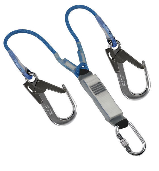 Picture of Ikar IK13FK100Y3 Rope Energy Absorbing Twin Legged Lanyard