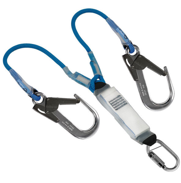 Picture of Ikar IK30FK100Y3 Rope Energy Absorbing Twin Legged Lanyard