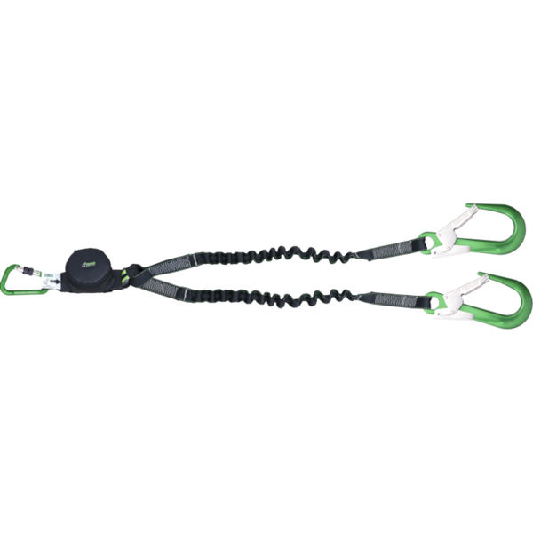 Picture of Kratos Forked Expandable Lanyard W/ Energy Absorber & Karabiners