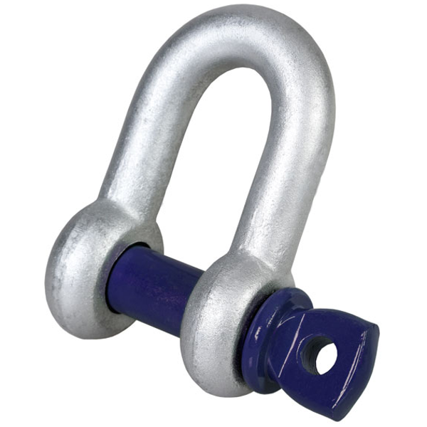 GT Blue Pin Standard Dee Shackles with Screw Pin	
