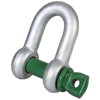 Green Pin Standard Dee Shackles with Screw Collar Pin	