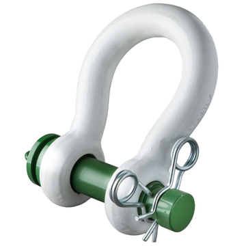 Green Pin ROV Release Polar Shackles With Spring Pins	
