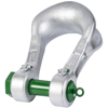 Green Pin Power Sling Shackle with Safety Nut & Bolt Pin	