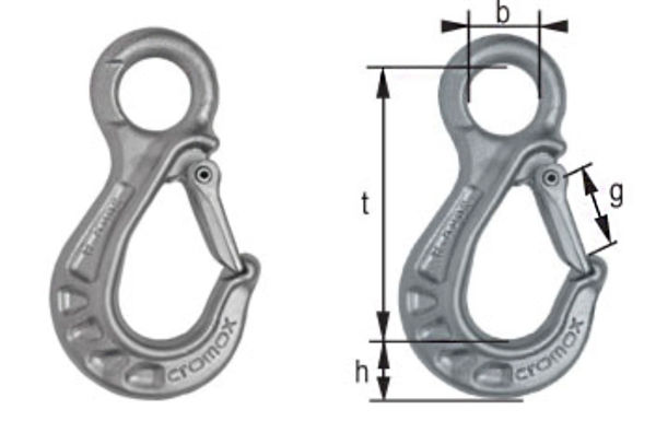 William Hackett Grade 6 Cromox Eye Sling Hooks