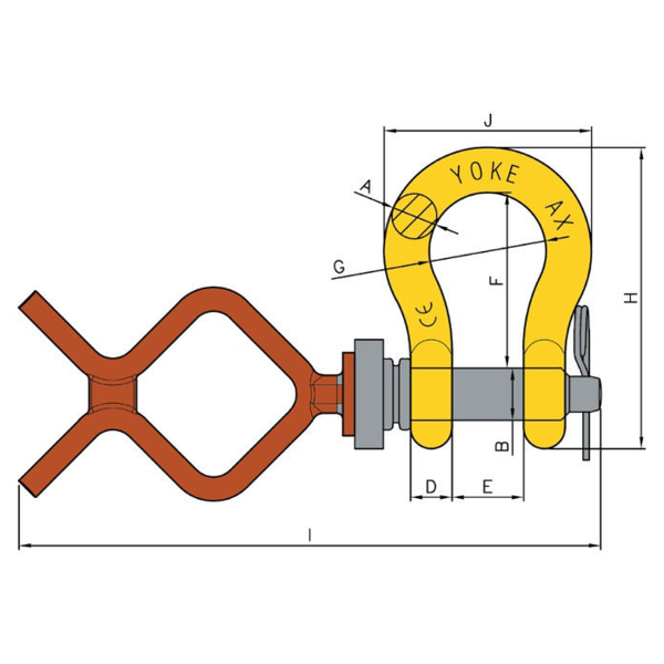 William Hackett ROV Anchor Shackle	