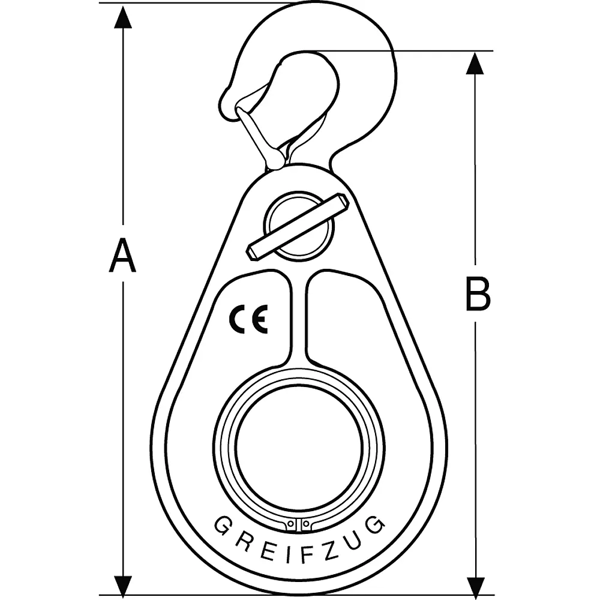 Tractel Snatch block for tirfor® & tirak™ hoists - Hook