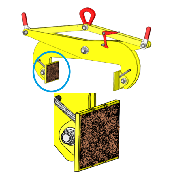 Tractel PB Block Clamp - Grained