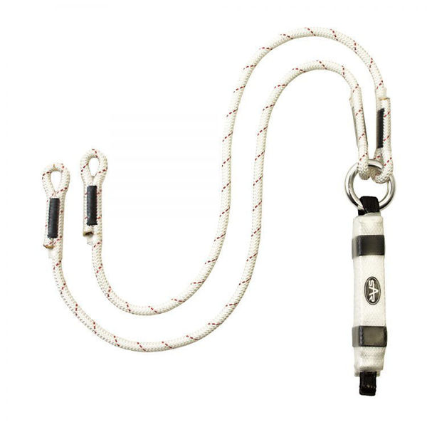 SAR Twin Shock Absorbing Rope Lanyard