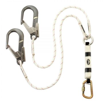 SAR Twin Shock Absorbing Rope Lanyard