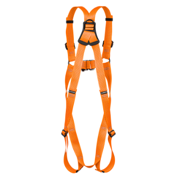 RidgeGear RGH2 Glow High Visibility Front & Rear D Harness - Back