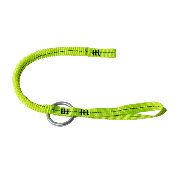 RidgeGear RTLE/3 Elastic Tool lanyard with Choke Loop and Belt Attachment 'O' Ring