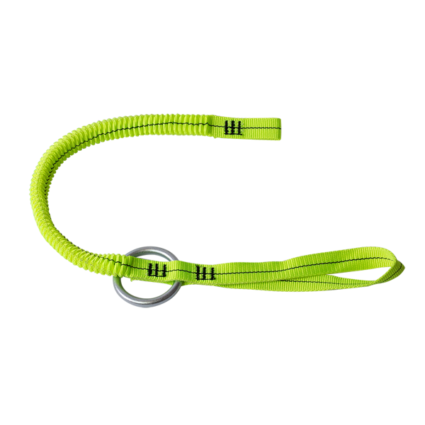 RidgeGear RTLE/3 Elastic Tool lanyard with Choke Loop and Belt Attachment 'O' Ring