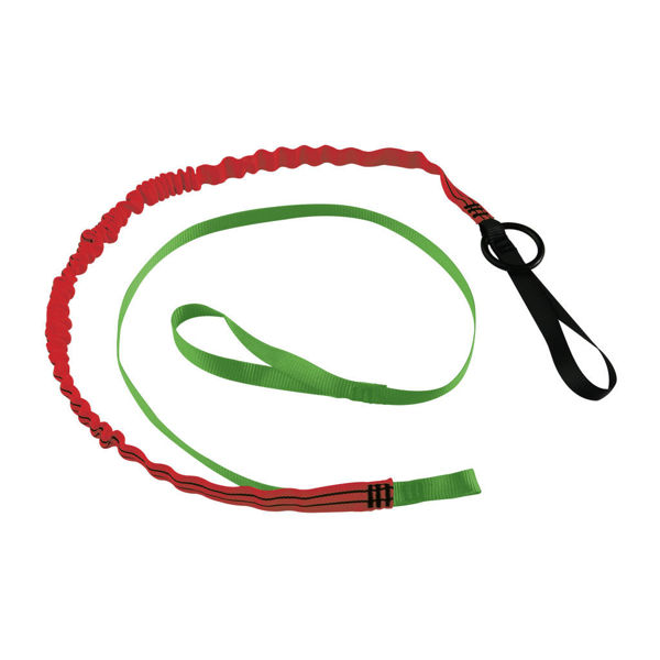 RidgeGear RTLK/3 Twin Kinetic Tool Lanyard with Choke Loops and Belt Attachment 'O' Ring