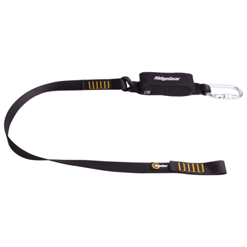 RidgeGear RGL1 Single Leg Webbing Lanyard & Shock Absorber