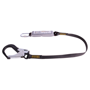 RidgeGear RGL1 BigGuy Single Leg Webbing Lanyard & Shock Absorber for users up to 140kg