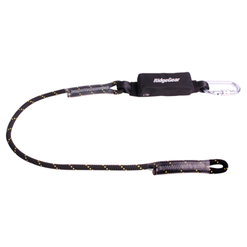 RidgeGear RGL2 Kernmantle Rope Lanyard & Shock Absorber