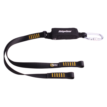 RidgeGear RGL3 Twin Leg Webbing Lanyard & Shock Absorber