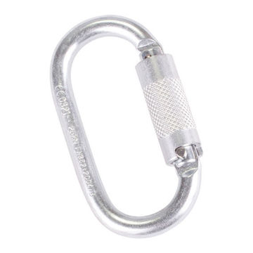 RidgeGear 17mm Steel Twistlock Karabiner