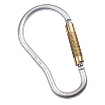 RidgeGear 56mm Steel Twistlock Scaffold Karabiner