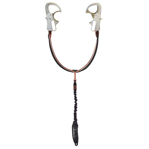 RidgeGear RGL60 CLiC-iT Twin Leg Shock Absorbing Lanyard