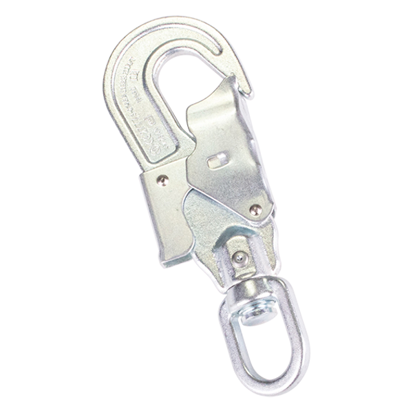 RidgeGear RGK45 21mm Steel Double Action Swivel Snap Hook with Captive Eye