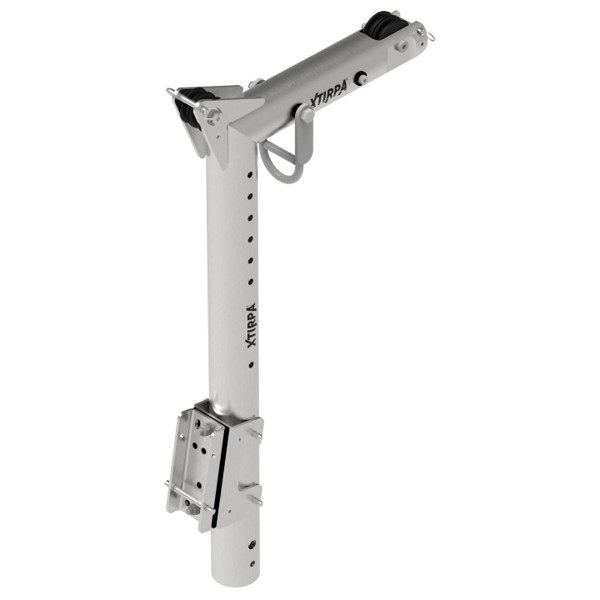 Xtirpa IN-2395P 610mm XTIRPA Davit Arm With Built-In Mast - Anodised