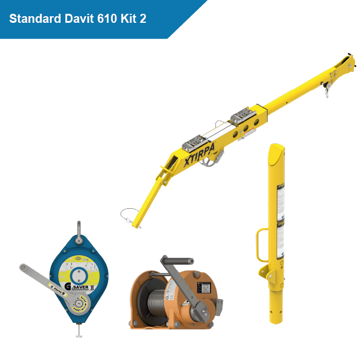 Xtirpa Standard Davit 610 Kit 2