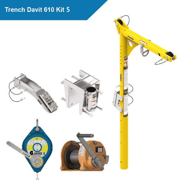 Xtirpa Trench Davit 610 Kit 5