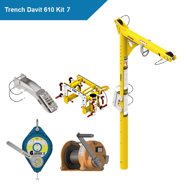 Xtirpa Trench Davit 610 Kit 7	