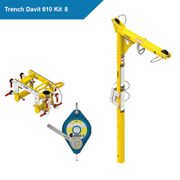 Xtirpa Trench Davit 610 Kit 8