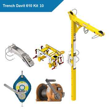 Xtirpa Trench Davit 610 Kit 10