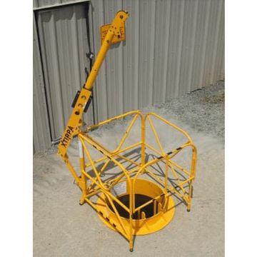 Xtirpa Manhole Guardrail with integrated Mast