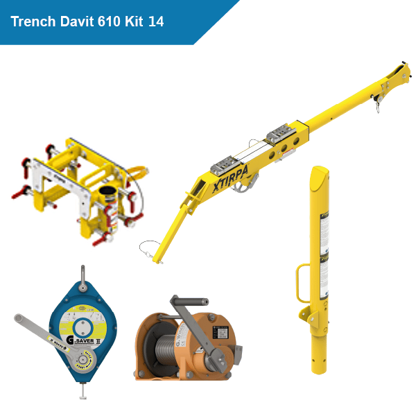 Xtirpa Trench Davit 610 Kit 14