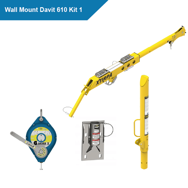 Xtirpa Wall Mount Davit 610 Kit 1