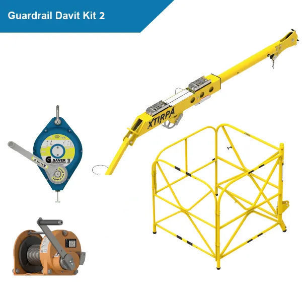 Xtirpa Guardrail Davit Kit 2