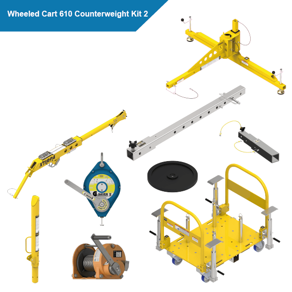 Xtirpa Wheeled Cart 610 Counterweight Kits 2