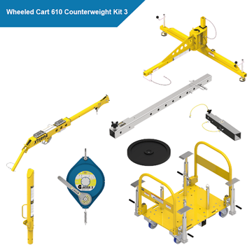 Xtirpa Wheeled Cart 610 Counterweight Kits 3