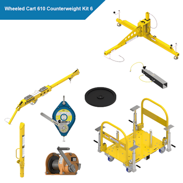 Xtirpa Wheeled Cart 610 Counterweight Kits 6