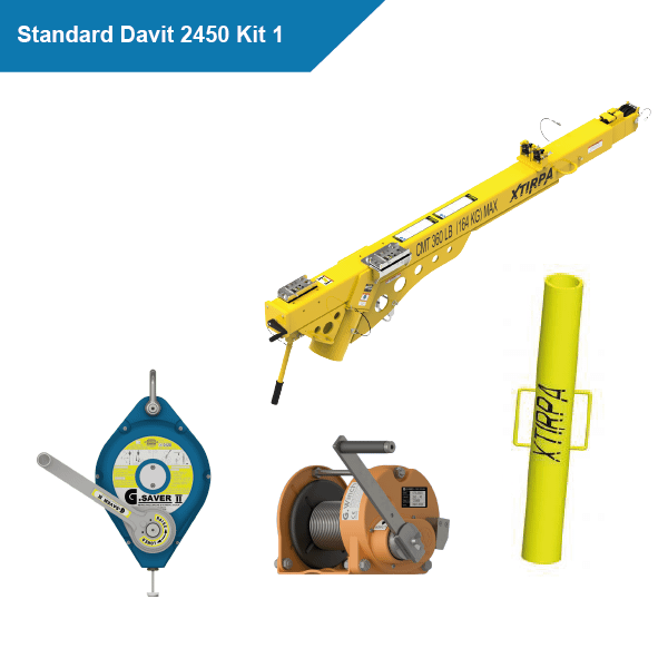 Xtirpa Standard Davit 2450 Kit 1