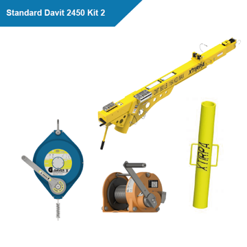 Xtirpa Standard Davit 2450 Kit 2