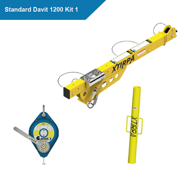 Xtirpa Standard Davit 1200 Kit 1
