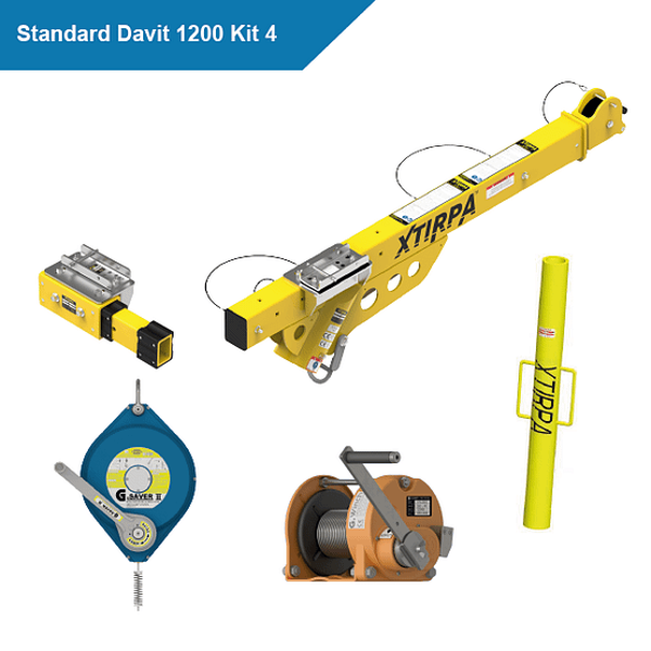 Xtirpa Standard Davit 1200 Kit 4