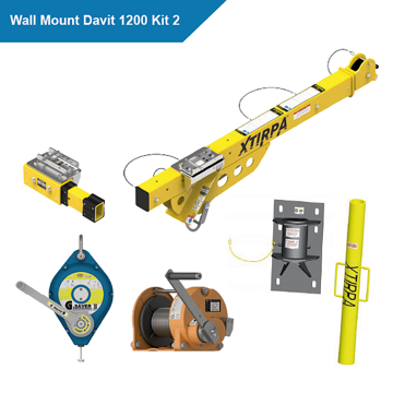 Xtirpa Wall Mount Davit 1200 Kit 2