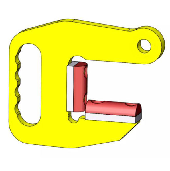 Tractel F Lifting Clamp for Pipe Sections with PU pads