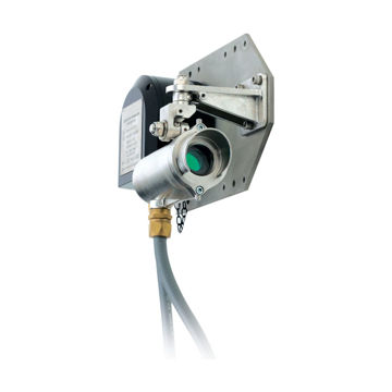 02104-N-4034 Excel line-of-sight gas detection system, long range (120 to 200m), 4 to 20mA(source) and Modbus outputs, ATEX/IECEx, fully wired with flexible conduit, electropolished 316SS. Includes Tx, Rx, 2 x Ex e junction boxes with M20/M25 cable entries, 316SS mounting plates, brackets and hardware