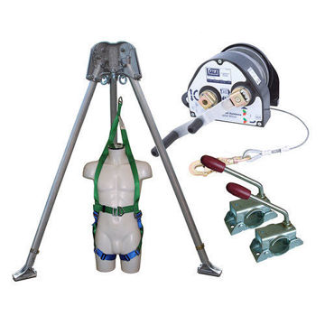 Abtech CST4KIT Confined Space kit with 27m Man Riding Winch and Rescue Harness